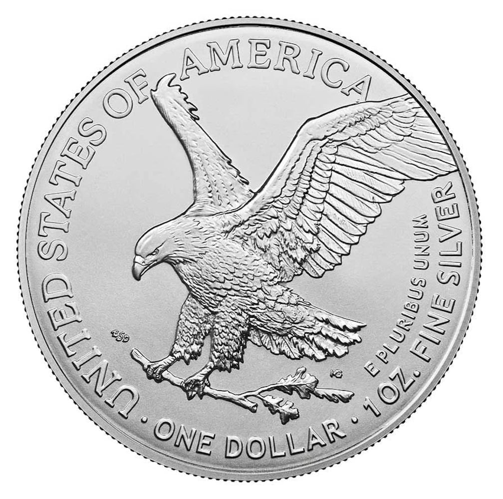2025 (P) $1 American Silver Eagle Eagle Privy 1 Oz .999 Fine Silver BU