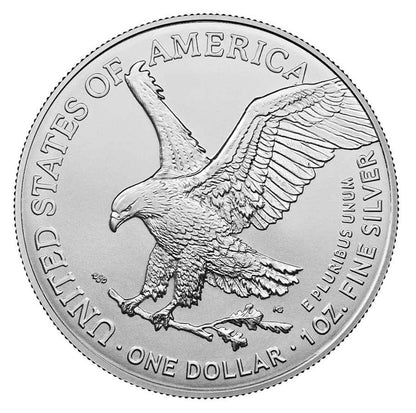 2025 (P) $1 American Silver Eagle Eagle Privy 1 Oz .999 Fine Silver BU