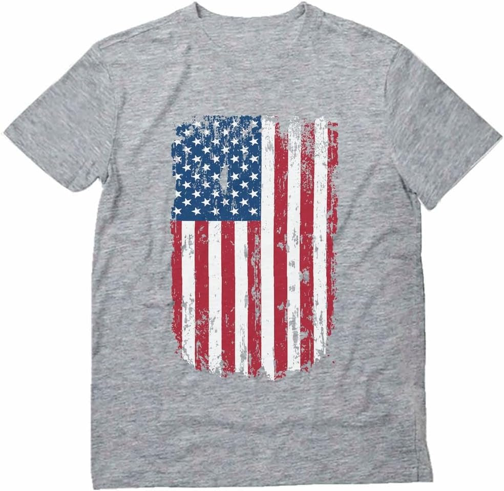 Distressed American Flag Shirt for Men | Patriotic USA 'Merica Tee - 4Th of July & Memorial Day Gift Idea